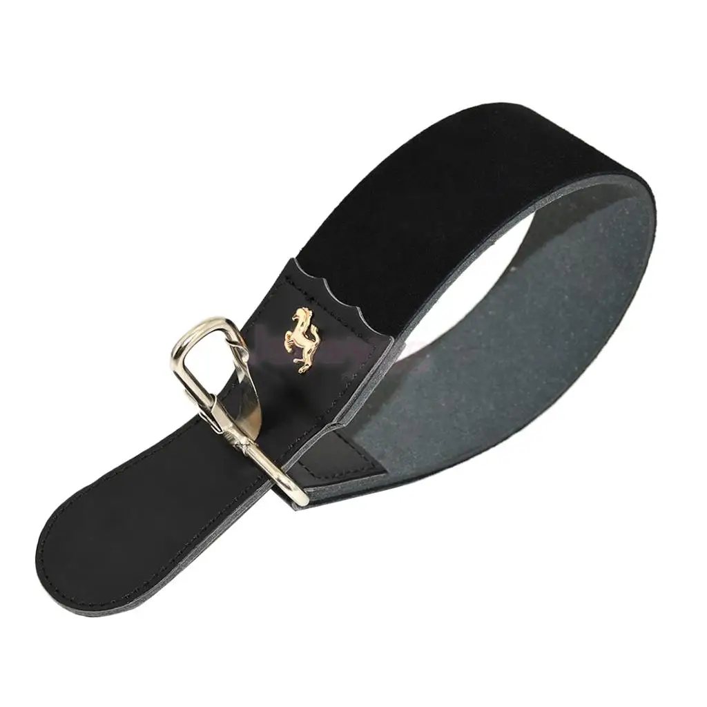 Professional Barber Men Artificial Leather Sharpener Strop Foldable