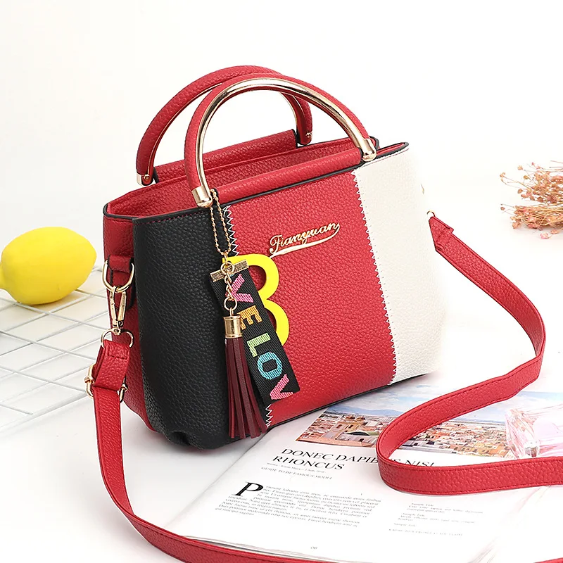 

Women Bag Casual Tote Fashion Women Messenger Bags Top-Handle Shoulder student Handbag Purse Wallet 2019 New Interior Slot Pocke