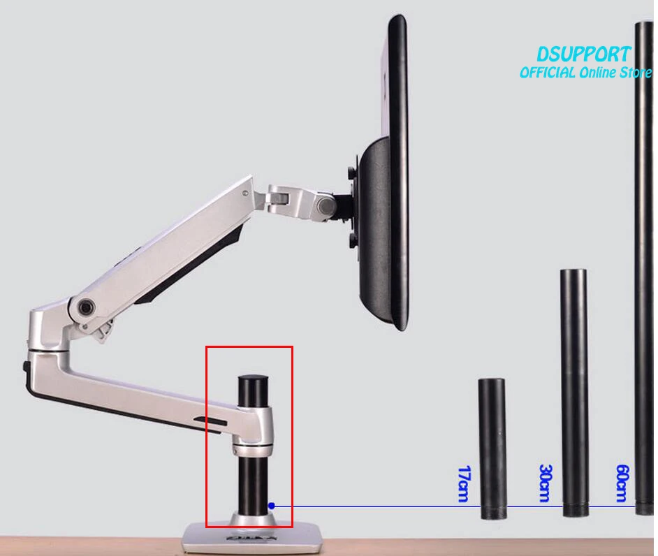 

Desktop stand column stand height 30cm 40 cm 60 cm for XSJ8103/8102 ect. Column stand only.