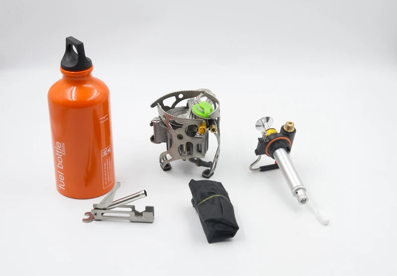  APG Portable Outdoor Gasoline Stove Folding Camping Oil/Gas Multi-Use Burners Hiking Picnic Cooking