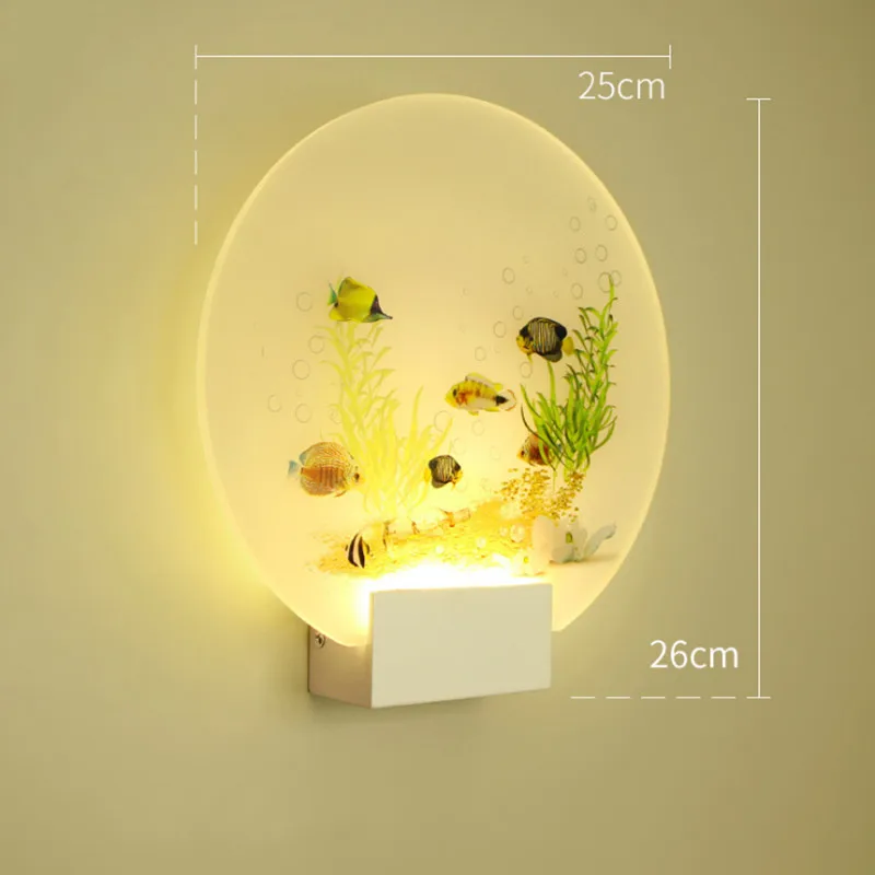 SuperNight 6W European LED Wall Lamp Mural Night Light Modern Aisle Living Room Bedroom Bedside Lamp for Home Hotel Decoration (3)