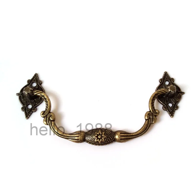 10pcs 115mm Antique Drawer Pull Jewelry Box Handle Little Box Pull Handlein