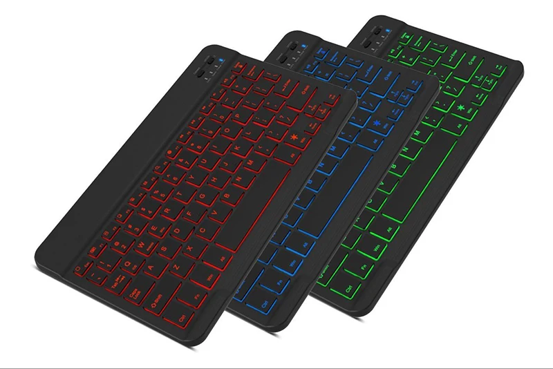 PU кожаный чехол с 7 цветов задняя подсветка Съемная клавиатура Bluetooth для huawei Mediapad M5 Lite 8,0 JDN2-AL00 JDN2-W09 планшет