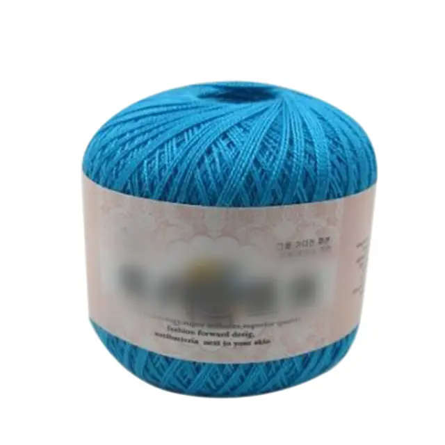 Mercerized Cotton Cord Thread Yarn Embroidery Crochet Knitting Lace DIY