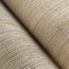 Тесьма текстура сплошной цвет Природа соломенная настенная бумага обычная рельефная искусственная Grasscloth настенная бумага отель столовая бежевый серый 10 м рулон