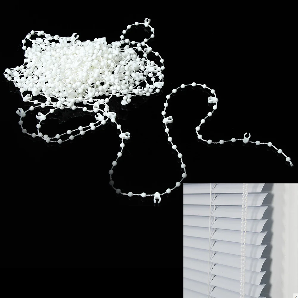10 м белые жалюзи вертикальные жалюзи бусы цепь для 89 мм жалюзи римские жалюзи вертикальные занавески для дома комнаты окна использования