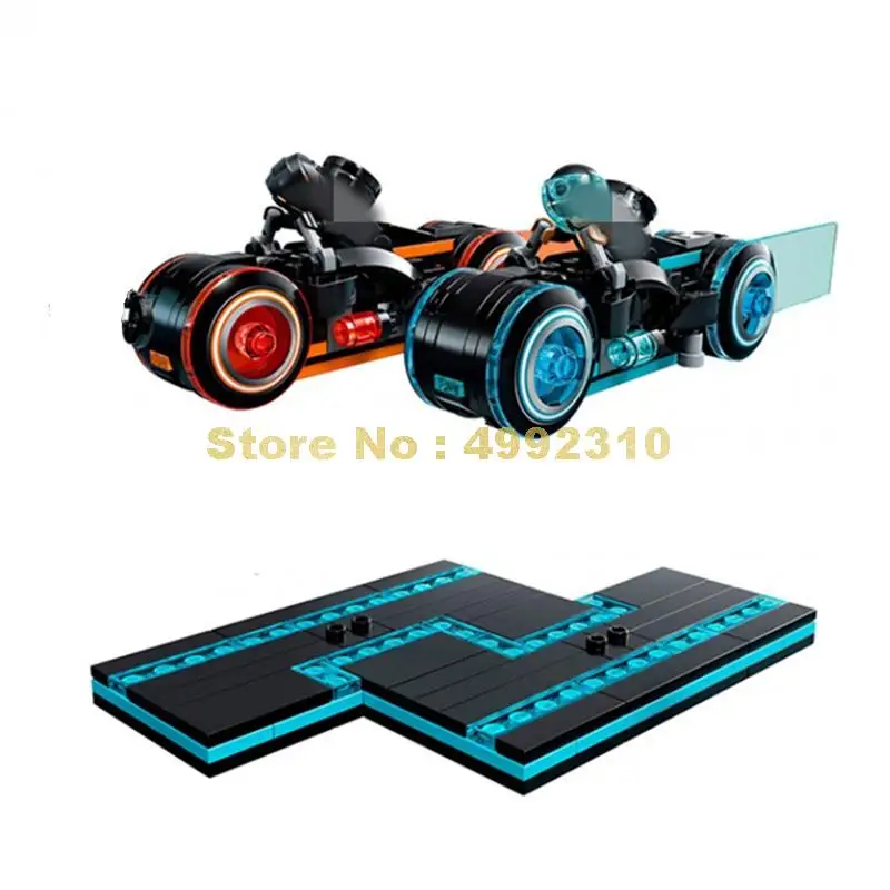 

10881 248pcs super hero light cycles racing motor bike lightstream bela 21314 building blocks Bricks Toy