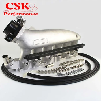 

Intake Manifold +Fuel Rail &90-80mm Q45 Throttle Body Fits For NISSAN Skyline R32 R33 RB25 RB25DET GTS-T