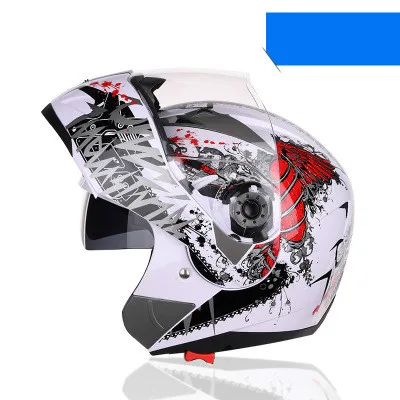 

Everyone Affordable Motorcycle helmet flip up helmet modular helmet racing helmet free shpping JIEKAI-105