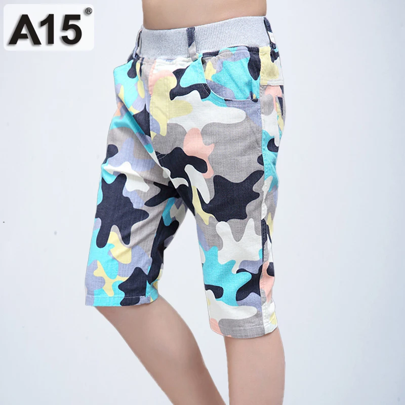 

Boys Pants Trousers Camo Pants Kids Clothes Summer 2018 Baby Pants Camouflage Capri Teenager Casual Cotton Pants 8 10 12 14 Year