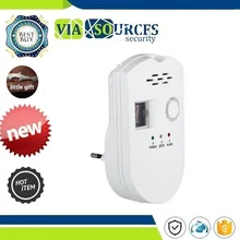 ЖК-дисплей LPG СПГ угольный природный газ датчик утечки детектор аварийной сигнализации ЕС домашний детектор газа кухонная Безопасность детектор горючих газов