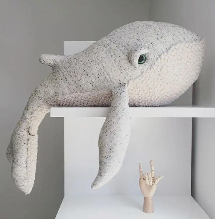 Креативная домашняя декоративная подушка, милая мягкая плюшевая подушка кукла, Дельфин для детей, игрушка в подарок, 90*30 см