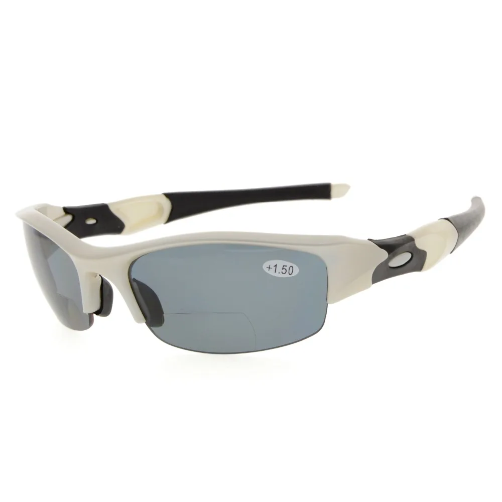 

TH6166 Bifocal Eyekepper TR90 Unbreakable Half-Rim Sports Bifocal Sunglasses Reading Glasses +1.0/+1.5/+2.0/+2.5/+3.0