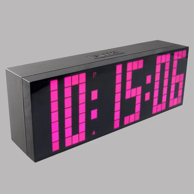 

KOSDA LED Display Countdown Digital LED Alarm Clock Temperature Digital Timer Snooze Alarm Clock Calendar Bedroom Kids Gift