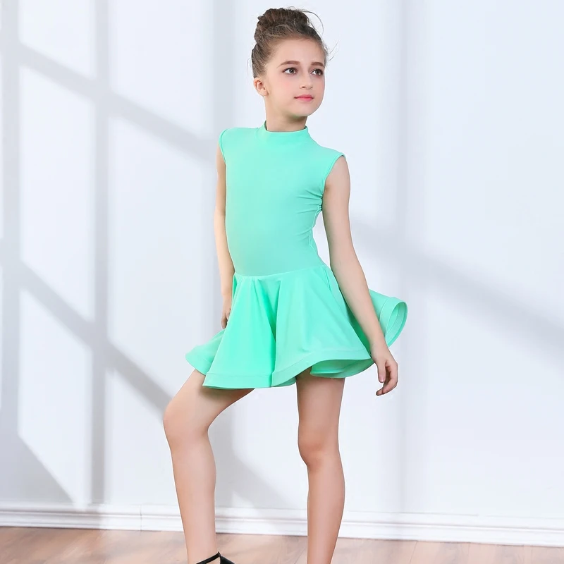 Фото Платья для латиноамериканских танцев и сальсы детские юбки девочек танцевальное