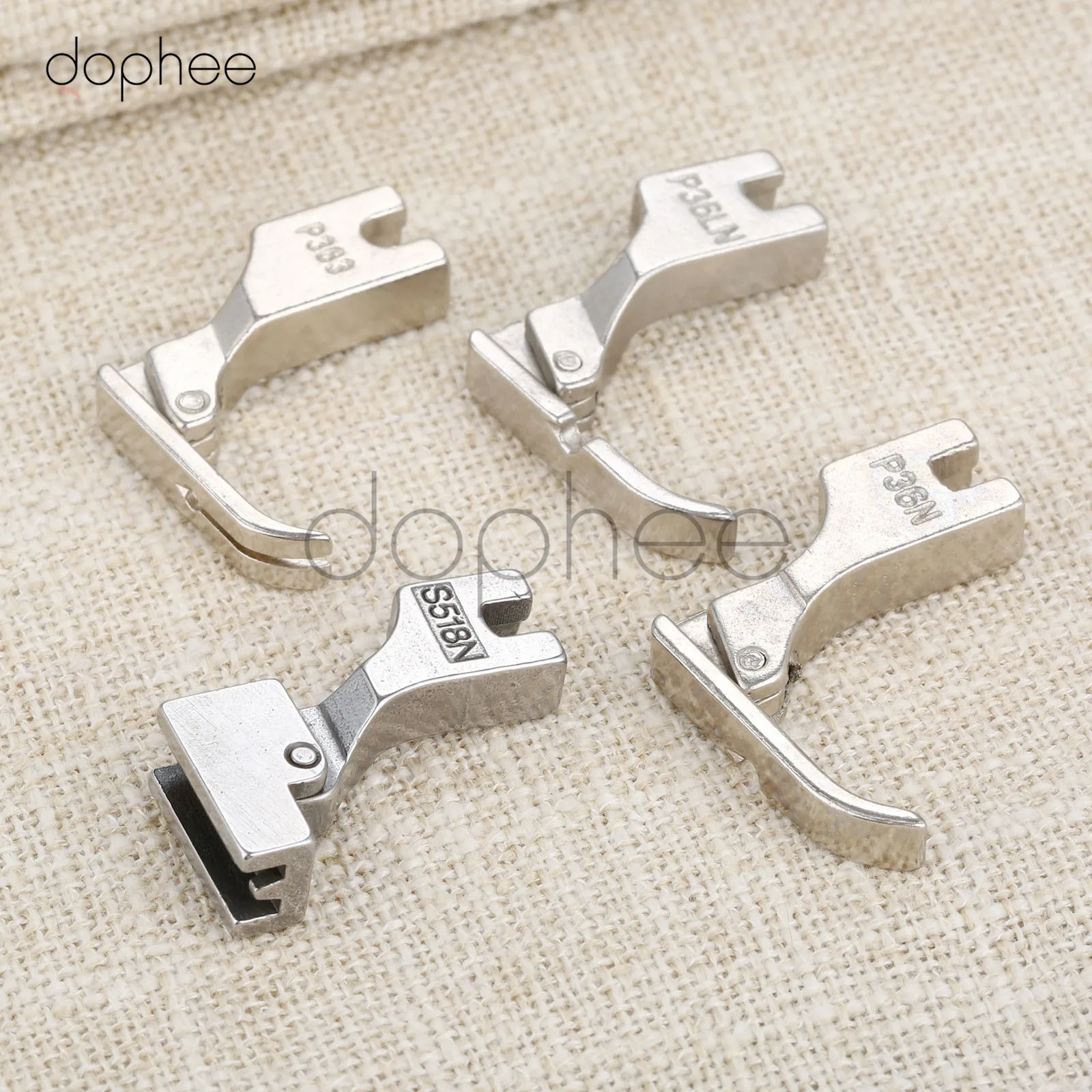 Dophee 4 шт. P36N + P36LN P363 S518N прижимная лапка на молнии для JUKI BROTHER SINGER доставку типичные