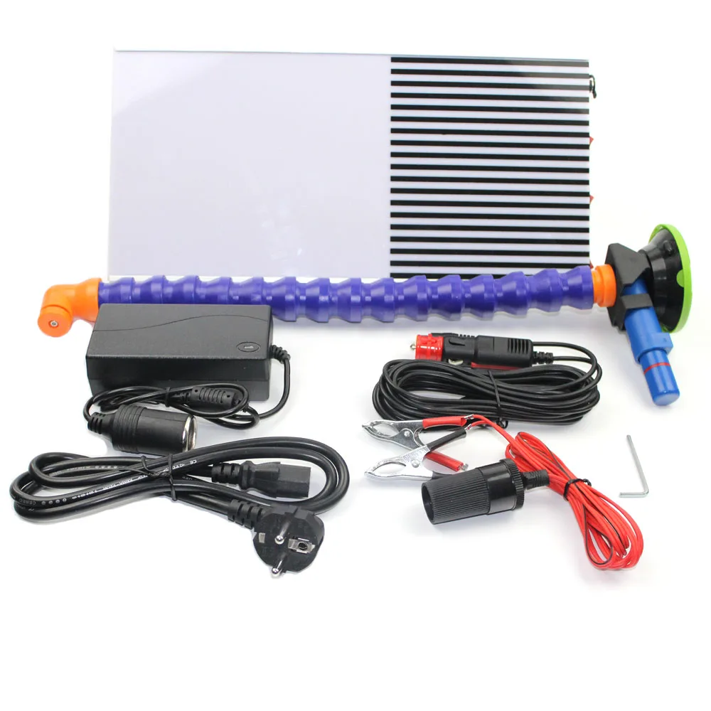 

360 degree rotation PDR white Stripe Line Board Reflector Board PDR LED Light for Dent Detection Hail Damage Repair