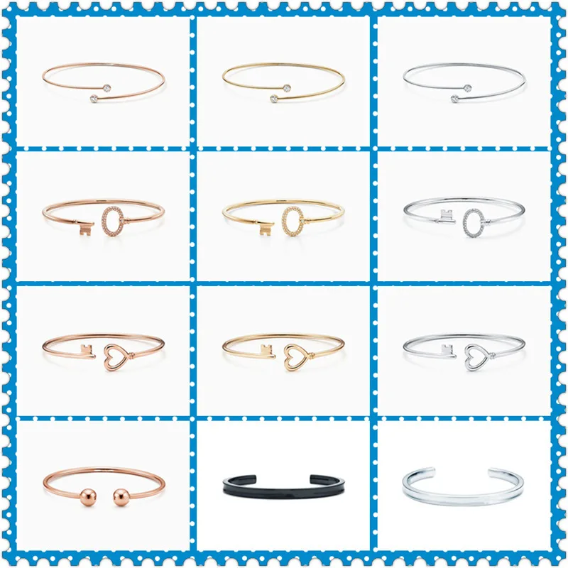 

SHINETUNG Original 100% S925 Sterling Silver Single Row Heart-Shaped（ Ellipse ）Trendy Bracelet Women Logo High-End Jewelry
