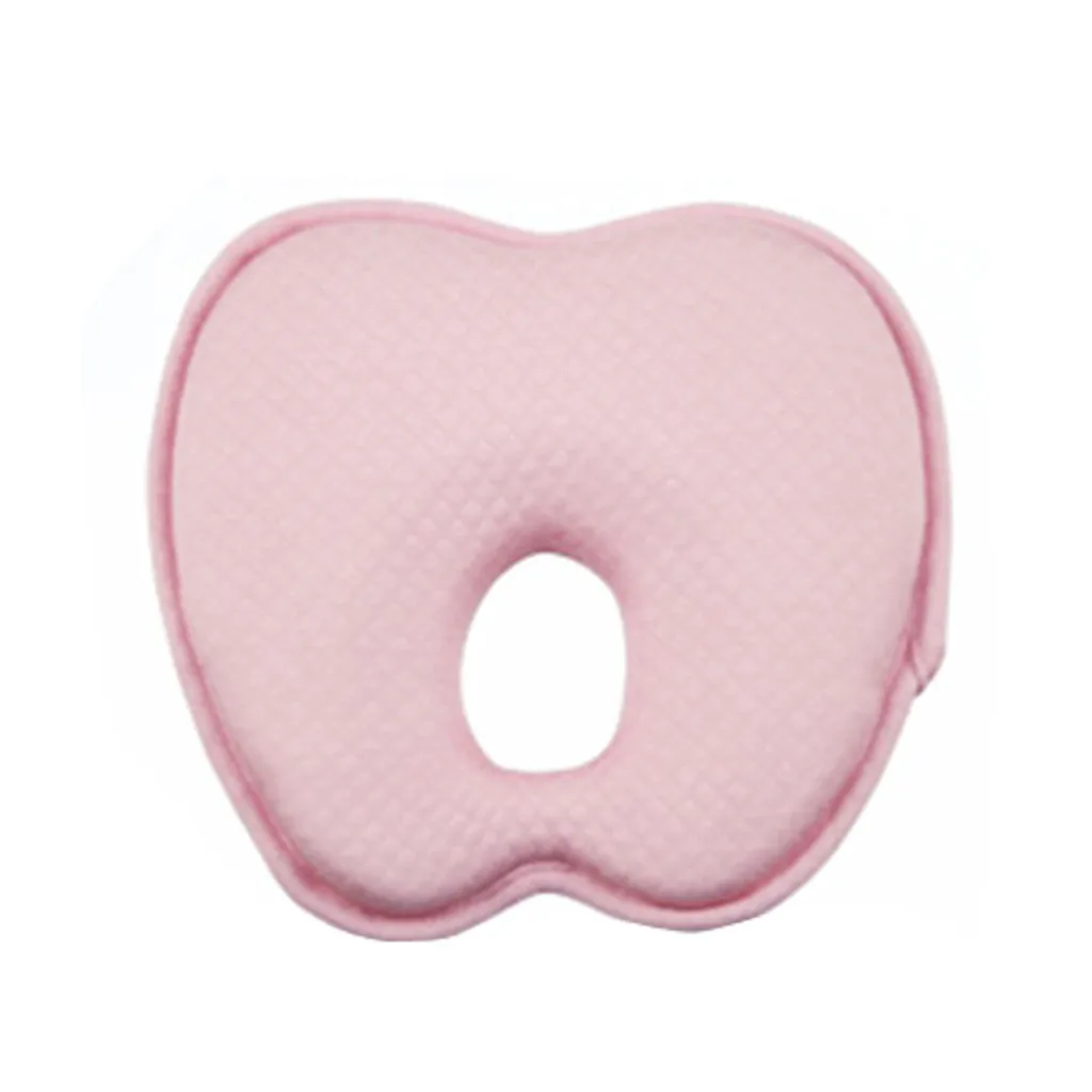 

ISHOWTIENDA Pillow Baby Newborn Infant Pillow Memory Foam Positioner Prevent Flat Head Anti Roll Less hair loss reduced#523g40