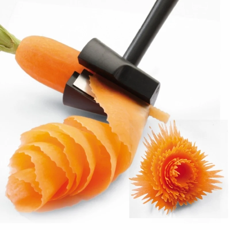 

Roll Flower Vegetable Spiralizer Cutter Spiral Slicer Fruit Vegetable Peeler Roll Tools Kitchen Accessories Cooking Gadget