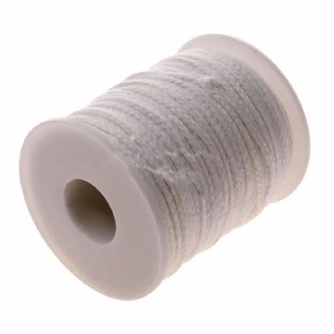 1 x Spool of Cotton Square Braid Candle Wicks Wick Core Candle Making Supplies
