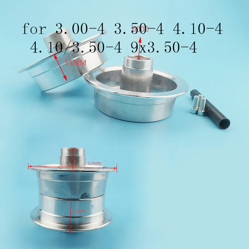 3,00-4 3,50-4 4,10-4 4,10/3,50-4 9x3. 50-" электрический скутер Ступица колеса для газа скутер велосипед Мотоцикл ATV 4-дюймовый сплав диски