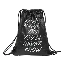 Нейтральное письмо kraftpaper рюкзак водоотталкивающий Путешествия Drawstring Карманный свежий стиль женские рюкзаки для колледжа ветер маленький# YY