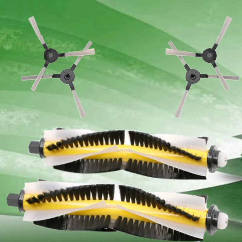 Sweeping Robot Roller Brush Side Brush Replace Cleaner Kit For Proscenic 780T 790T Accessories Black Sweeping Robot Roller Brush Side Brush Replace Cleaner Kit For Proscenic 780T 790T Accessories Black