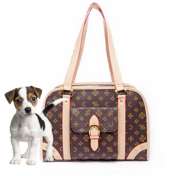 

Dog Carrier Bag Pet Cat Small Puppy Handbag Outdoor Travel Carry Tote Luxury Bag Foldable Shopping Bag Portable Pet Dog Designer