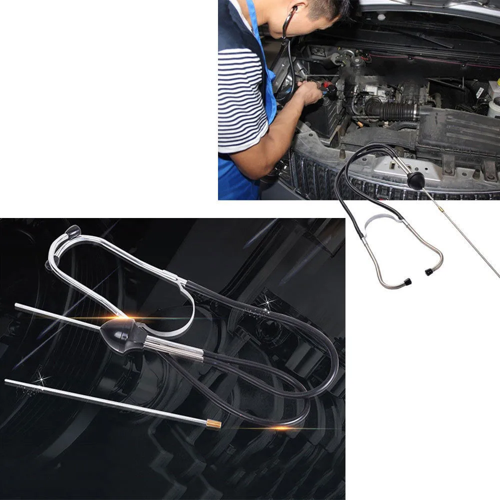 New Mechanics Stethoscope Car Engine Block Diagnostic Automotive Hearing Tools Drop Shipping