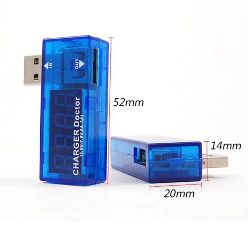 

USB Battery Tester 3V-7.5V Voltimetro Digital Mobile Power Voltage Detector Current Meter Amperimetro Homekit