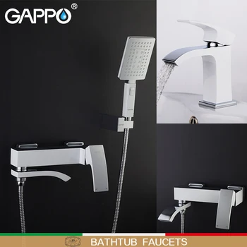 

GAPPO white Bathtub Faucet bathroom faucet bathroom taps wall mount Brass bathtub mixer bath mixer sink faucet waterfall faucets