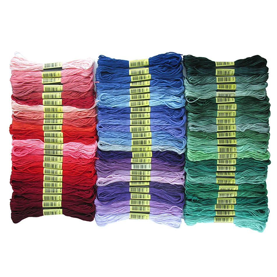 

24/50/100/150/200 Colors dmc embroidery thread floss cross stitch cotton thread Similar cross-stitch kit DIY Sewing
