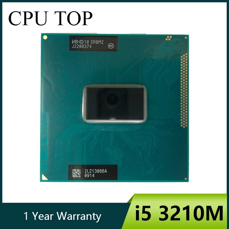 Двухъядерный процессор intel Core i5 3210M 2 5 ГГц для ноутбука SR0MZ socket G2 CPU|laptop processors|socket