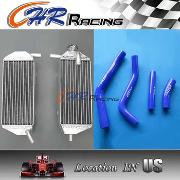 

Aluminum Radiator & Silicone Radiator Hose BLUE for Yamaha YZF450 YZ450F 10 11 2010 2011 coolant system brand new