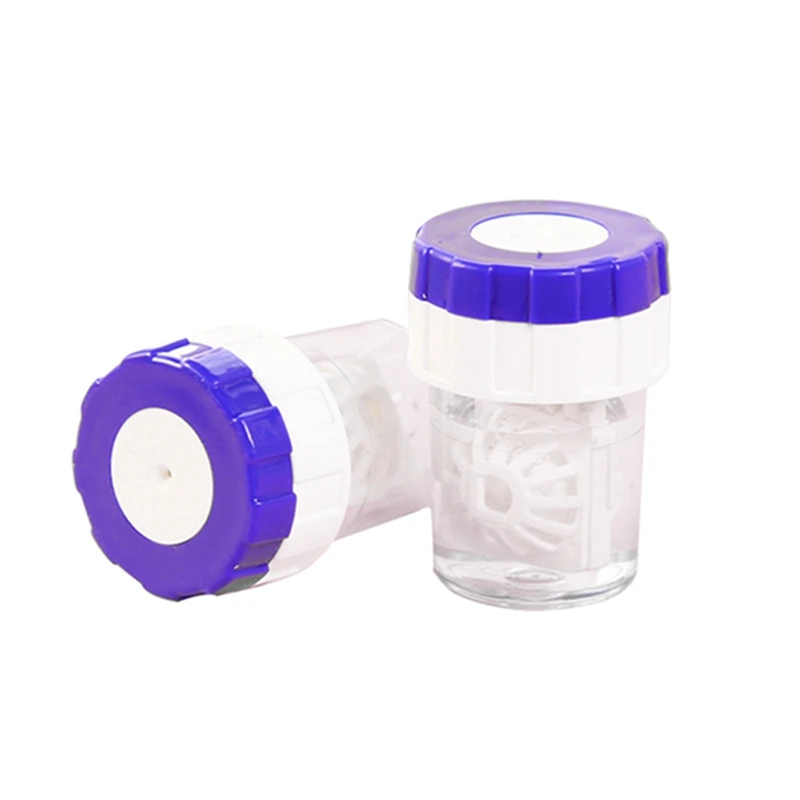 1pc New Manually Contact Lens Washer Cleaner Cleaning Lenses Case