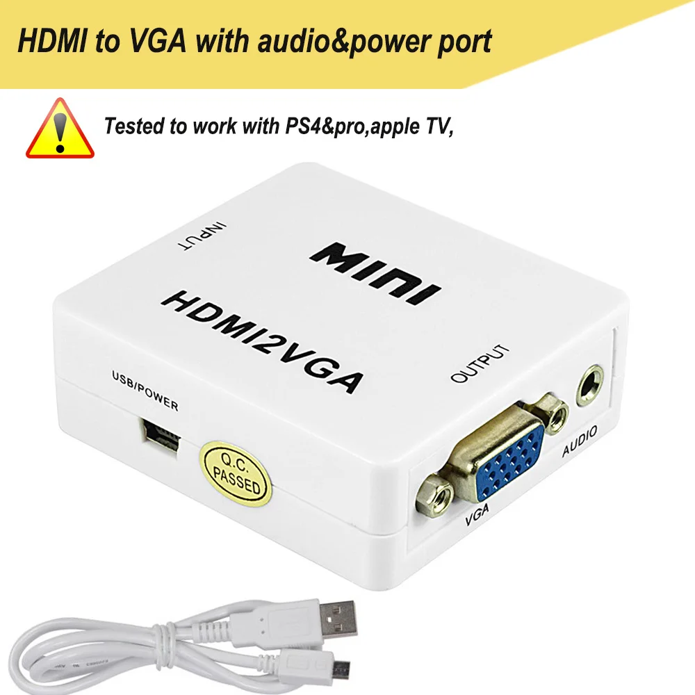 Hdmatters 4 in1 все в одном HDMI к HDMI VGA DVI аудио с Micro адаптер и конвертер USB для геймпада кабель для PS4 pro PS4 ПК ноутбука apple ТВ
