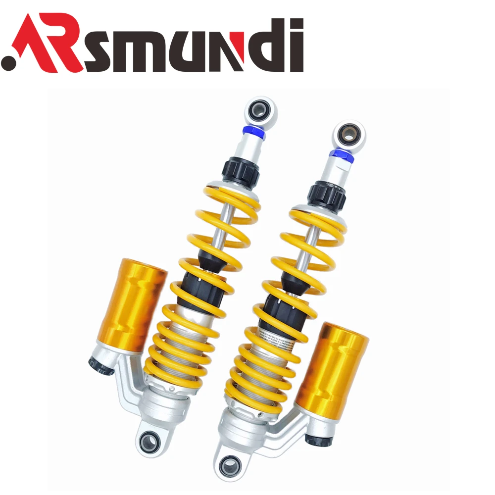 Universal Motorcycle Scooter Rear Suspension Adjustable Rebound Damping