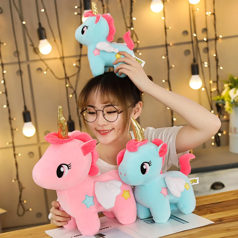 

10/20cm Soft Kawaii Unicorn Plush Toy Stuffed Cute Unicornio Plush Bag Pendant Lovely Animal Gift for Kids Baby Doll