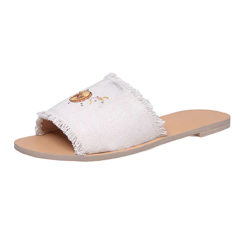 

Slippers Women Slides Ladies Shoes Woman Fashion Summer Beach Women Flip Flops Flat Slippers Home Female zapatos mujer