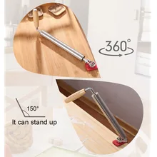 Высокая скалка для теста выпечка из нержавеющей стали инструмент ролик для пасты пиццы теста UEJ