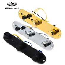 Хром/золото/черный 3 способ проводной загруженный Prewired управление плиты выключатель проводки ручки для TL Tele Telecaster гитары запчасти