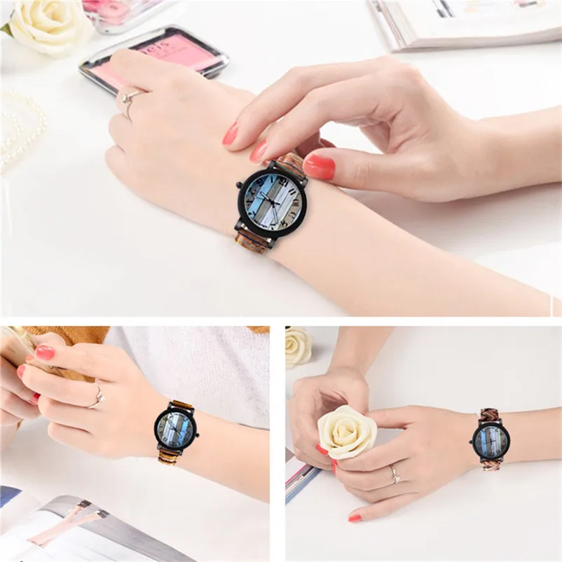 Watches Women Men Elegant Clock Fashion Unisex Leather Band Analog Alloy Men's Women's Quartz Wrist Watch Montre femme Y27 (10)