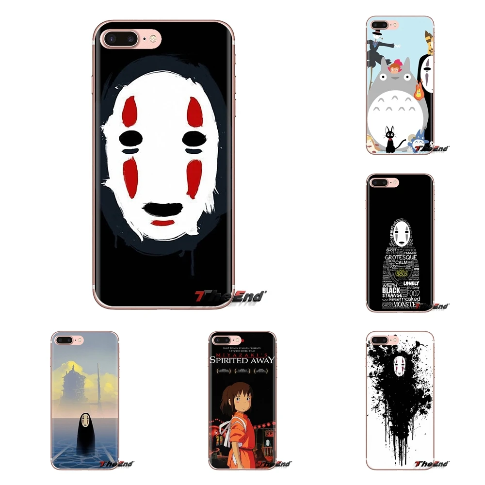 Transparent Soft Shell Covers Spirited Away No Face For iPod Touch Apple iPhone 4 4S 5 5S SE 5C 6 6S 7 8 X XR XS Plus MAX |