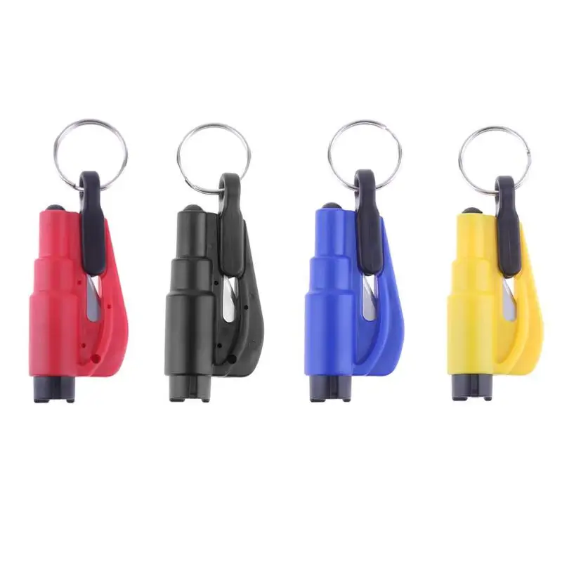 

Safety Hammer Auto Car Emergency Escape Window Glass Breaker with Key Chain Mini car Window broken emergency glass breaker