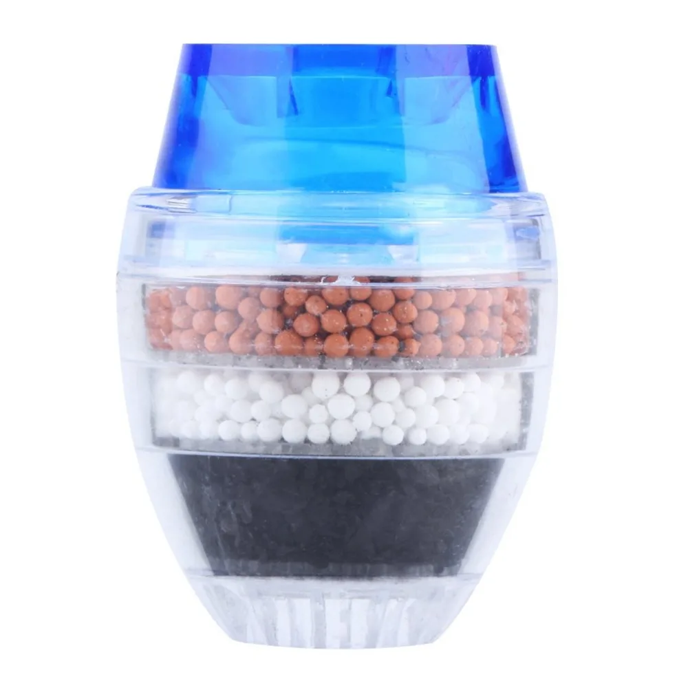 

Coconut Carbon Faucet Tap Water Clean Purifier Filter Cartridge Round Tap Filter Non-woven Layer for Home Kitchen Travel