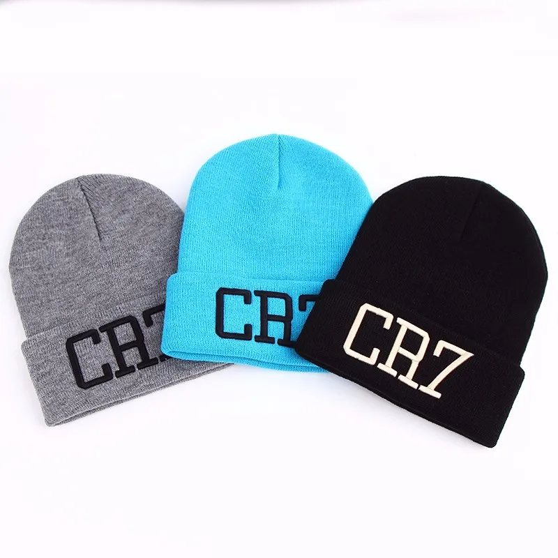 

CR7 Beanies Knit cap Winter Caps Skullies Bonnet Cristiano Ronaldo Winter Hats For Men Women Beanie Outdoor Sports Warm Cap