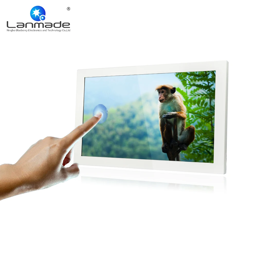 

15.6 inch 1080p vga lcd monitor 12 volt digital signage touchscreen monitor touch screen interactive kiosk