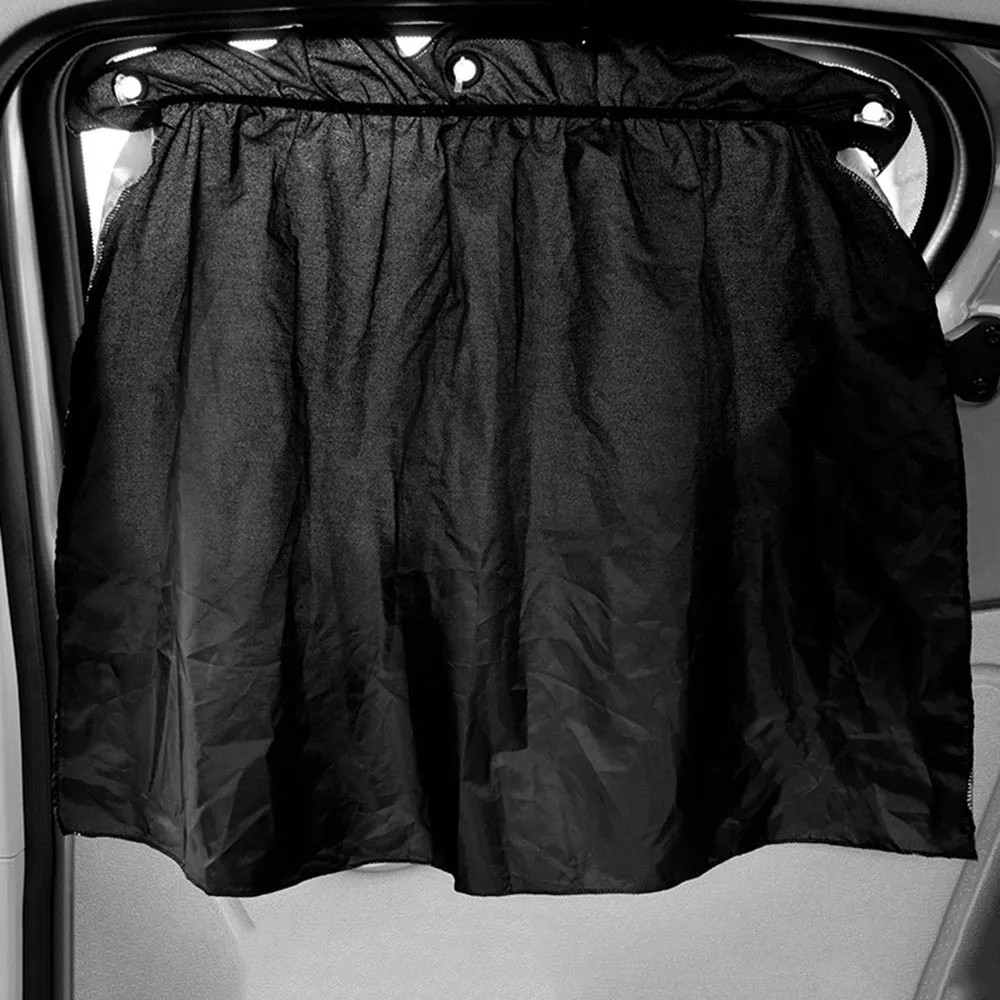 

1 Pair Car Side Window Sunshade Auto Curtain Universal Suction Cup Shield Sun Block Curtain