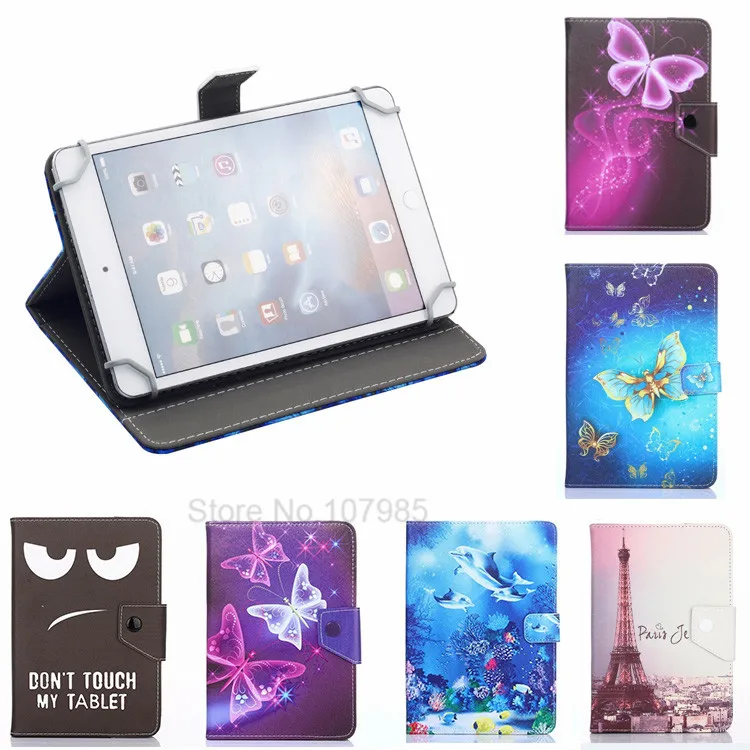 

Universal Cover case for Prestigio MUZE 3708/3718 3G/WIZE 3418/3518 4G 8 inch Tablet Cartoon Printed PU Leather Case